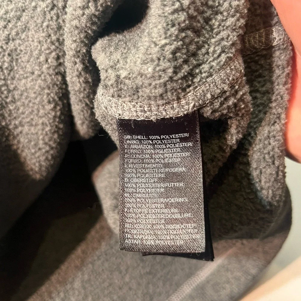 The North Face Men's 1/4 Zip Size Small Grey Granite EUC‎